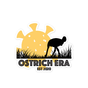 Ostrich Era Sun Design Sticker
